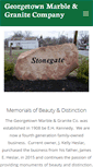 Mobile Screenshot of georgetownmarbleandgranite.com